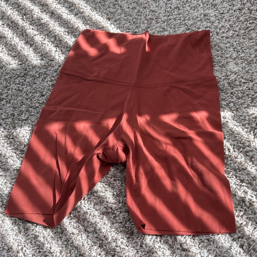 Nike Women's Athletic Shorts - Rust Red